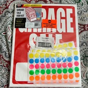 New in package Garage Sale kit